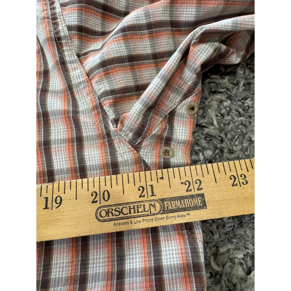 Lot of 2 Ariat Pro Series Mens Fitted Plaid Long Sleeve Button Down Shirts SZ M - Picture 5 of 15